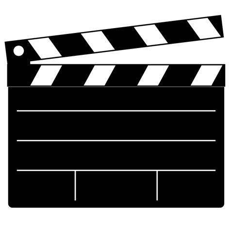 movie clip art black and white|thick clip art black and white.